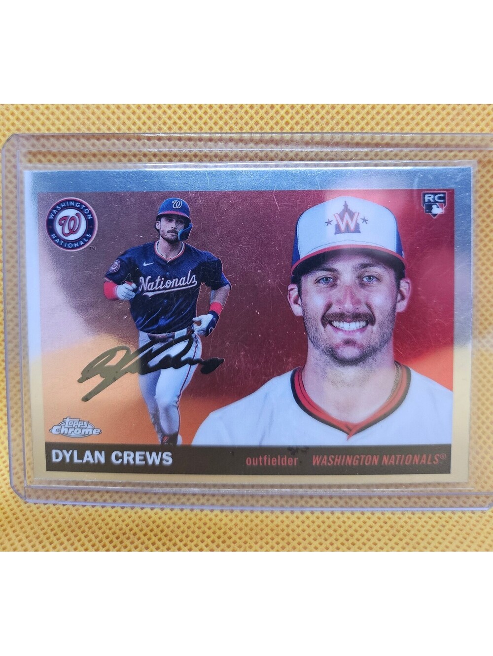 Dylan Crews [Rookie] #244 - 2025 Topps Chrome Platinum - Nationals